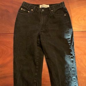 Vintage Black Straight Jeans